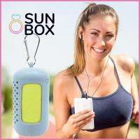 SUN BOX ของใหม่ แบบพกพาได้ การอบแห้งอย่างรวดเร็ว ไมโครไฟเบอร์ไมโครไฟเบอร์ ผ้าเช็ดตัวน้ำแข็งระบายความร้อนสำหรับเล่นกีฬา ตั้งแคมป์ ผ้าเช็ดตัวออกกำลังกายสุดเท่ ผ้าขนหนูกีฬาเย็น