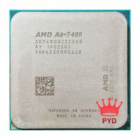 ZZOOI Used AMD A6-Series A6-7480 A6 7480 3.5 GHz Dual-Core Dual-Thread CPU Processor 65W L2=1M Socket FM2+