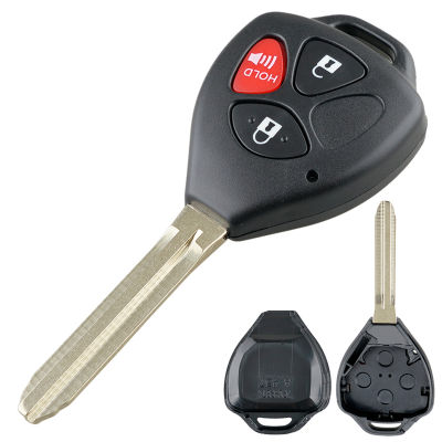 3ปุ่มเจียระไนรถรีโมทคอนโทรล Key Shell Smart Key Fob Case Fit สำหรับ Toyota Corolla RAV4 Yaris Venza Scion TC XA Xd