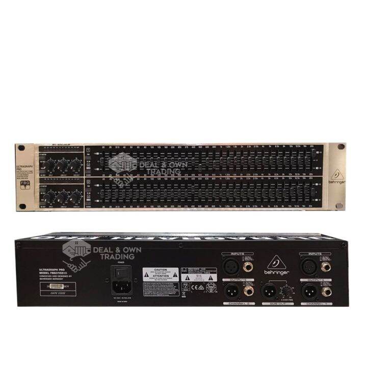 Behringer FBQ3102HD Audiophile 31Band Stereo Graphic Equalizer with