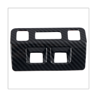 Car Interior Carbon Fiber Headlight Adjustment Switch Decoration Cover Trim for Subaru WRX / WRX STI 2015-2020