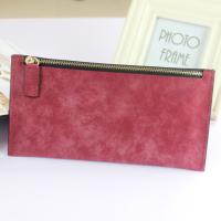 Dompet Panjang Wanita Baru Mode Wanita Kulit PU Dompet Clutch Ritsleting Dompet Koin Tas Ponsel Wanita Tempat Kartu ID