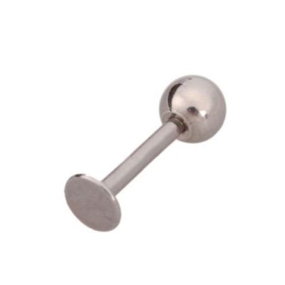 Stainless Steel Tragus Ball Labrets Lip Chin Ring Bar Body Piercing Studs