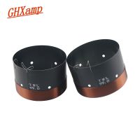 Ghxamp 2pcs 99mm woofer voice coil 6 ohm Black aluminum Round Copper wire High Power Bass voice coil For Stage Speakers