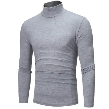 Shop Solid Colour Turtle Neck Shirt For Men online - Dec 2023