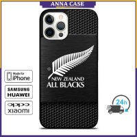 All Blacks New Zealand Rugby Phone Case for iPhone 14 Pro Max / iPhone 13 Pro Max / iPhone 12 Pro Max / XS Max / Samsung Galaxy Note 10 Plus / S22 Ultra / S21 Plus Anti-fall Protective Case Cover