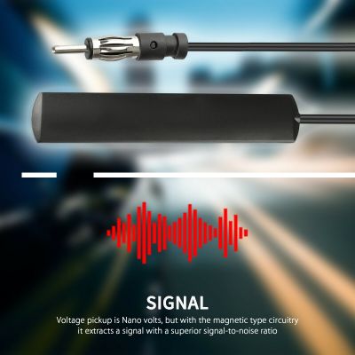 【CW】 New Car Antenna Radio 3/5M Length Amplified Super Mount Glass Device