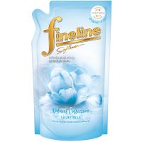 [Mega Sale] Free delivery จัดส่งฟรี Fineline Natural Concentrated Fabric Softener Light Blue 500ml. Cash on delivery เก็บเงินปลายทาง