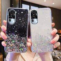 เคส TPU รูปดาวท้องฟ้าผงสะท้อนแสงอ่อนนุ่มสำหรับ OPPO Reno10/Reno10 Pro/ Reno10 Pro Plus Pro + 5G เคสซิลิโคนประดับเลื่อมระยิบระยับ