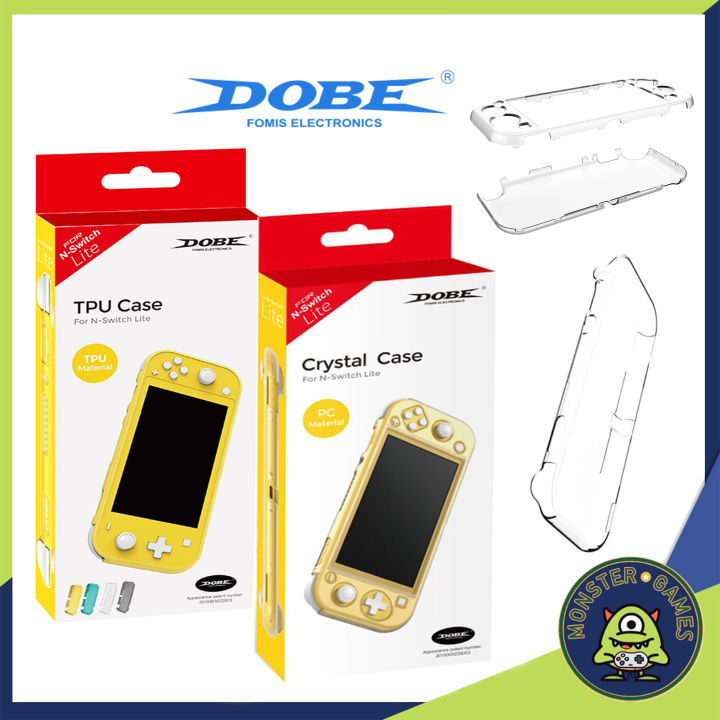 dobe-tpu-กับ-crystal-case-nintendo-switch-lite-เคส-nintendo-swtich-lite-เคส-switch-lite-nintendo-switch-lite-case-switch-lite-case-tpu-case-เคส-tpu-เคสใส