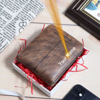 CEXIKA PU Leather Men Wallet Coin Purse Vintage Small Mini Card Holder PORTFOLIO Male Wallets Pocket Fathers Day Gift for Him