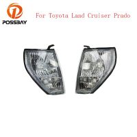 ไฟมุมหน้าหลอดไฟแนวกว้างไฟสัญญาณแบบไม่มีหลอดไฟสำหรับ Toyota Land Cruiser Prado 1999 2000 2001 2002อะไหล่ทดแทนอัตโนมัติ