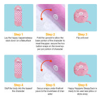 ถุงนอนสำหรับเด็ก2ใน1การ์ตูนสัตว์ถุงนอนที่อบอุ่นถุงนอนกับหมอนตุ๊กตาสัตว์หมอนหนุนและถุงนอนสำหรับเด็กของขวัญประหลาดใจ