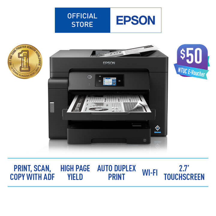 Epson EcoTank Monochrome M15140 A3 WiFi Duplex AllinOne Ink Tank