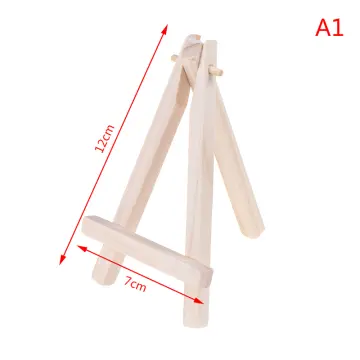 Mini Wooden Tripod Easel Display Painting Stand Card Canvas Holder Wedding  Party