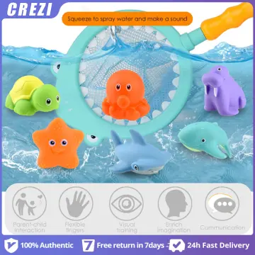 MUMUSO Bath Toy-Floating Duck/Fishing Net