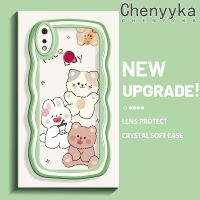 เคส Chenyyyka สำหรับ Realme 3 Pro เคส3i Realme การ์ตูนรูปวันที่ดีขอบครีมเคสมือถือกันกระแทกแบบใสนิ่มโปร่งใสลายกล้องถ่ายรูปสร้างสรรค์เรียบง่ายอ่อนโยนฝาครอบป้องกัน