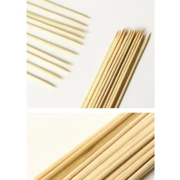 Bamboo BBQ Sticks for Flower Bouquet Skewer Food Lidi Sate Satay Stick  6/8/10/12/15 Inches Kayu Cucuk Tapau