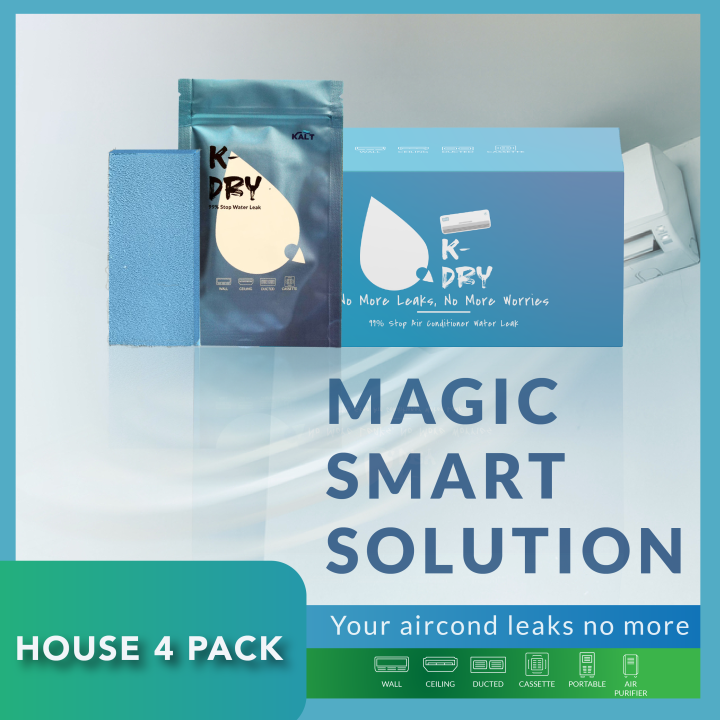 [KALT] 4 PCS X KDry Anti Water Leak for Wall Air Conditioner Anti