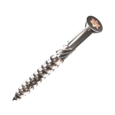 50/60/70/80มมสล็อต Torx สกรูชนิดสลักเกลียว410สแตนเลสดาดฟ้าไม้ไขควงสำหรับการขับรถ Skru เคาะสกรูตะปูรัด