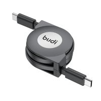 Budi Pd 20W 65W Usb ยืดหดได้ C ชาร์จเร็ว Cabo Sync ประเภท C Iphone ชาร์จ Lightning Tipo สายเคเบิลมือถือ