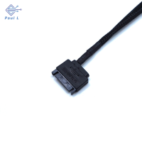 【Paul L】 SATA 15Pin ถึง2 * 3pin/4Pin พัดลมระบายความร้อน Splitter HUB Converter ADAPTER PWM CABLE