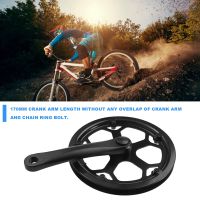 Folding Bike Crankset 48T Square Hole 170Mm Cnc Crankset Bicycle Crank Set Sprocket