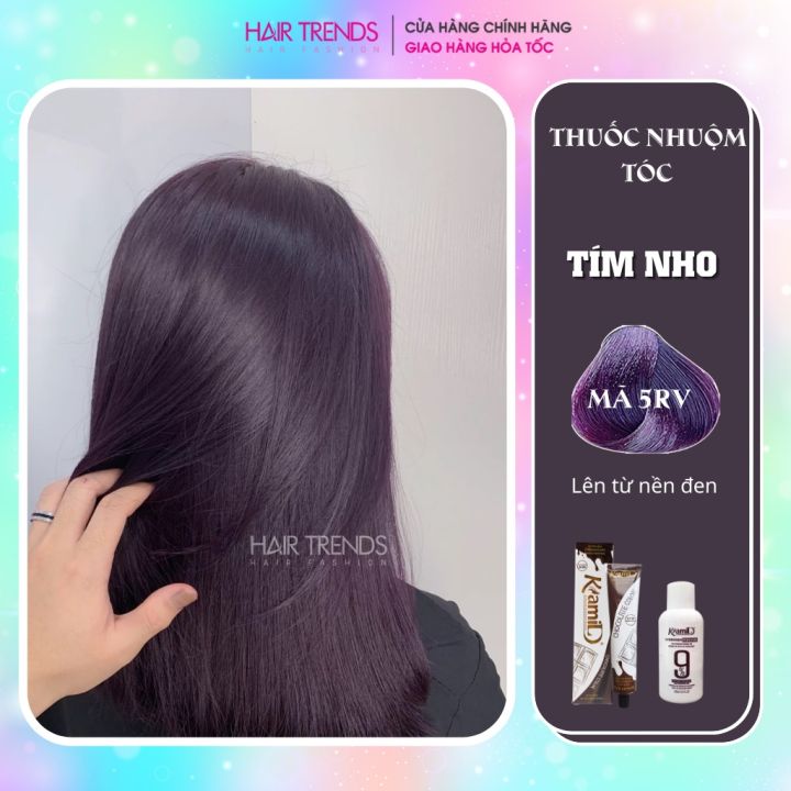 Nếu bạn đang tìm kiếm một loại thuốc nhuộm tóc màu tím đẹp và chất lượng, hãy thử tham khảo thuốc nhuộm tóc màu tím nho hoặc tím rượu vang. Đắm mình trong vẻ đẹp tím thôi nào! Xem hình ảnh liên quan để tìm hiểu thêm.