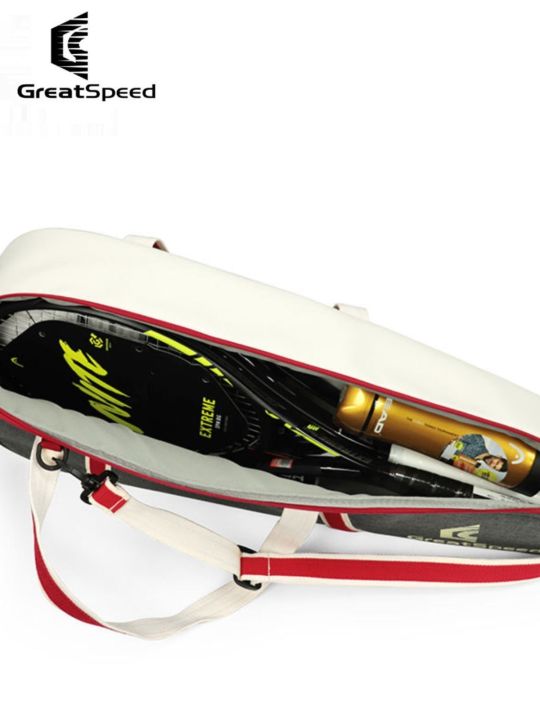 กระเป๋าเทนนิส-greatspeed-3ปากกาเดี่ยวชายและหญิงกระเป๋าสะพายไหล่ไม้แบดมินตันกระเป๋าไม้เทนนิสง่าย