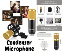 Condenser Microphone BM800 ไมโครโฟนอัดเสียง ไมค์คอนเดนเซอร์