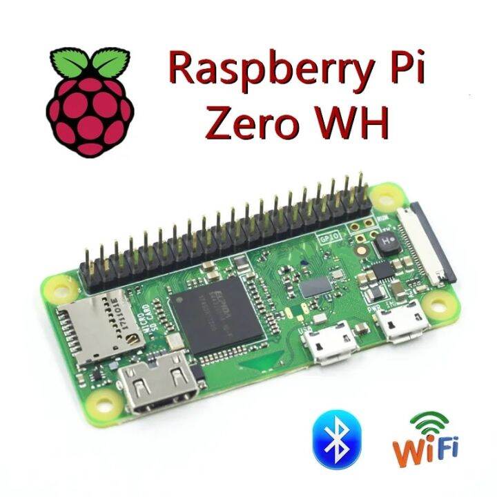Raspberry Pi Zero Wh Board 1ghz Cpu 512mb Ram With Wifi Bluetooth Pi0 ...