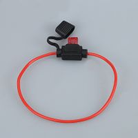 NEW 2Pcs Automobile Motorcycle Waterproof Rubber Inline Fuse Box Holder With Cable And Small 5A Fuse ATC ATO Fuses Accessories