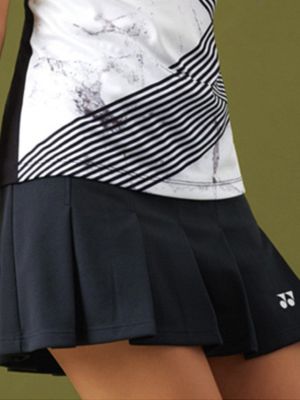 ▧ Yonex YY badminton skirt quick-drying slim skirt anti-light sports tennis skirt half-length pleated culottes