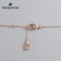 Swarovski ต้นฉบับสวารอฟส DUO ปีศาจตาสร้อยคอแฟชั่นสตรีโซ่กระดูกไหปลาร้าสั้น ของขวัญวันเกิดวันวาเลนไทน์