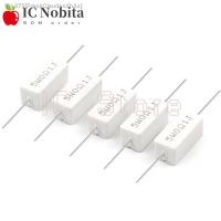 ﹊❂✌ 10PCS 5W 5 Cement Resistor Power Resistance 0.01R 150K 0.1R 0.5R 1R 10R 100R 0.22 0.33 0.5 1 2 5 8 15 20 25 30 100 1K 10K Ohm