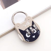 Locker Combination Lock Animal-themed Padlock Secure Luggage Lock Cute Cat Code Lock Mini Travel Padlock