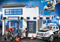 Playmobil 9372 Police Station Bundle  ซิตี้แอคชั่น สถานีตำรวจ รถ และคอปเตอร์