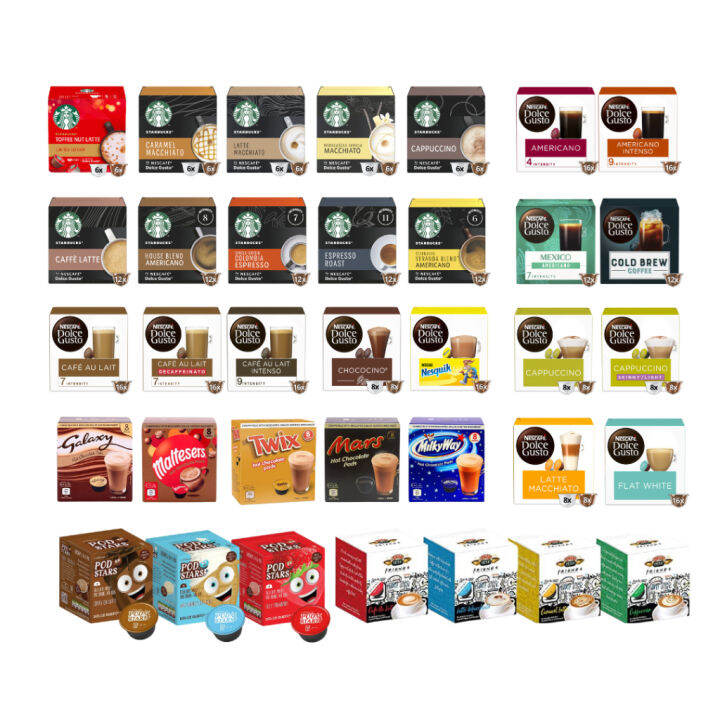 ♫Nescafe Dolce Gusto Coffee Pods Collection (Dolce Gusto, Starbucks