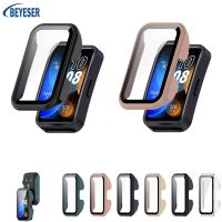 One-piece Watch Case For HUAWEI Band 8 Anti-fall Anti-scratch PC Tempered Film Hard Protection Shell Smart Watch Protect Cover