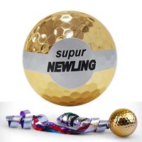 Golf Ball Golf Ribbon ball Golf colored Balls Ceremony Special Gift 3pcs/lot ribbon comes out of the inside after hitting