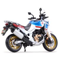 Urago ยานพาหนะ1:18 Honda Twin Adventure แบบสแตติกแบบของเล่นแบบจำลองรถมอเตอร์ไซค์