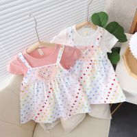 New Baby Girl Dress Love Shape Dresses For Kids New Fashion Baby Infants Ball Gown Party Clothes Baby Girl Dresses  by Hs2023