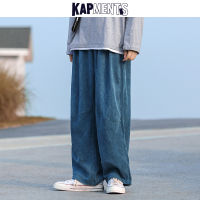 KAPMENTS ผู้ชาย Corduroy Harajuku กางเกงขากว้าง2023 Overalls Mens ญี่ปุ่น Streetwear Sweatpants ชายเกาหลี Casual Joggers กางเกง