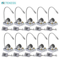 【10 PCS 】Retekess TW105 5W แบบ Dual เคาน์เตอร์อินเตอร์คอม Intercom Dual-Way Counter ระบบอินเตอร์โฟนสำหรับ Bank สำนักงาน