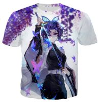 2023 Customized Fashion New Popular Anime Demon Slayers Blade T-shirt 3D Printing Trend Casual men and women  Shor，Contact the seller for personalized customization