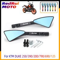 For KTM DUKE 250/390/200/790/690/125 Universal Motorcycle Accessories CNC Aluminum Rear View 8mm 10mm Rearview Side Mirror