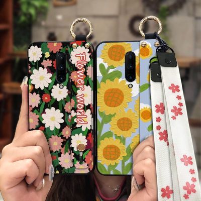Anti-knock sunflower Phone Case For 1+8/One Plus 8 Silicone armor case Waterproof Shockproof cute cartoon Soft ring
