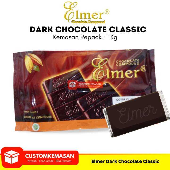 Elmer Compound Dark Chocolate Repack 1 Kg / Elmer Compound Classic Dark ...