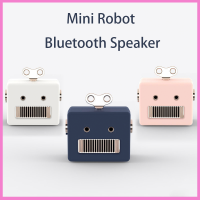 หุ่นยนต์ลำโพงแบบมินิ Bluetooth ใหม่ลำโพงบลูทูธ4.0ไร้สาย,ลำโพงโทรศัพท์หุ่นยนต์ครีเอทีฟขนาดเล็กของขวัญแบบพกพาสำหรับตกแต่งน่ารักของขวัญวันเกิด