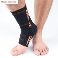 MASEN ถุงเท้าเท้า Plantar Fasciitis ข้อสำหรับเล่นกีฬาบาสเก็ตบอล,ถุงเท้าไนลอนสำหรับแก้บาดเจ็บผ้ารัดข้อเท้ากีฬากลางแจ้งผ้ายืดป้องกันข้อเท้า